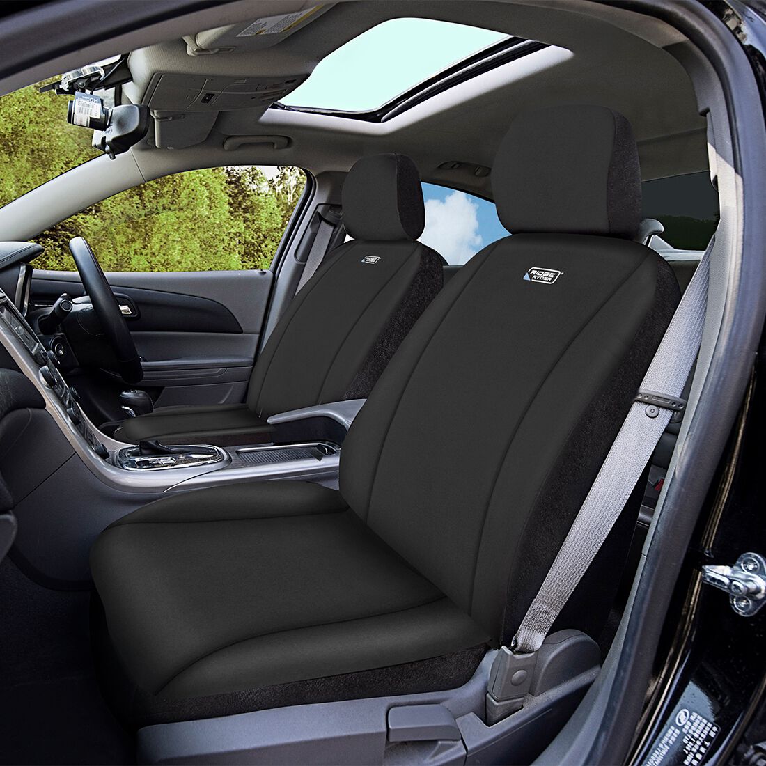 Ridge Ryder Neoprene Seat Covers Black 30SAB, , scaau_hi-res