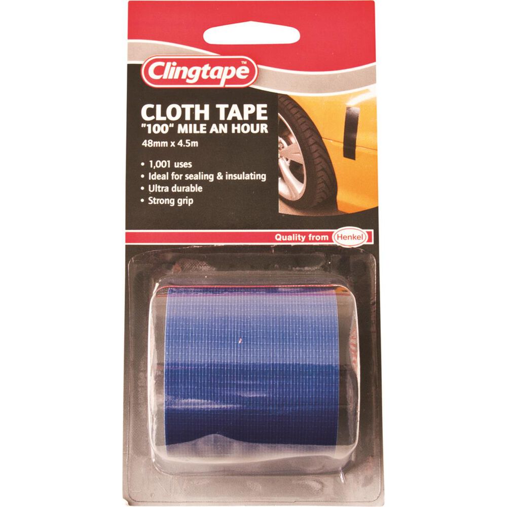 Clingtape Blue Cloth Tape 48mm x 4.5m Supercheap Auto
