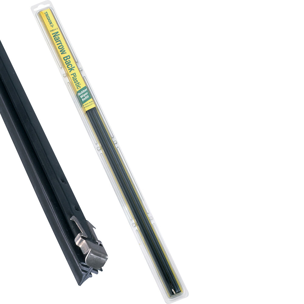 Tridon Wiper Refills Plastic Narrow Back, Suits 6.5mm, TNB242