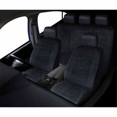 SCA Executive Seat Cover Pack - Black Adjustable Headrests Size 30 and 06H Front and Rear Pack Airbag Compatible, , scaau_hi-res