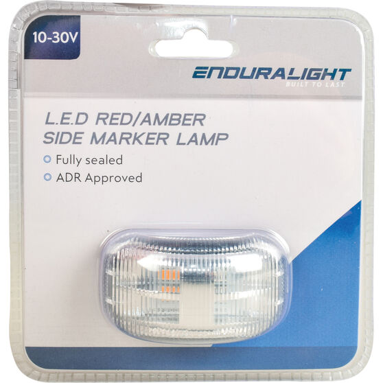Enduralight Red/Amber LED Side Marker Lamp Supercheap Auto