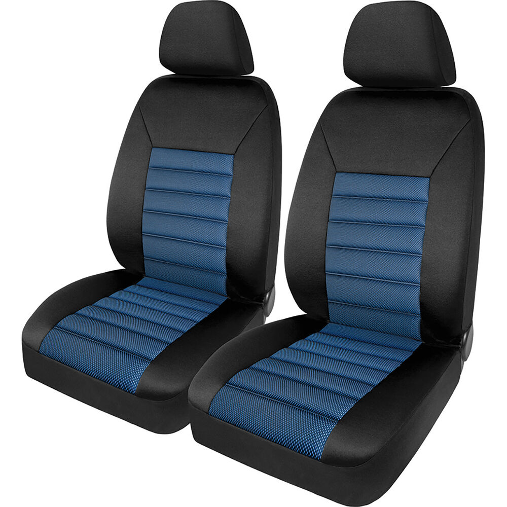 SCA Memory Foam Seat Cover Blue Mesh 30SAB Supercheap Auto