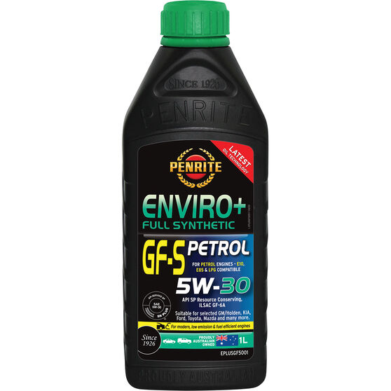 Penrite Enviro+ Engine Oil - 5W-30 1 Litre GF-S, , scaau_hi-res