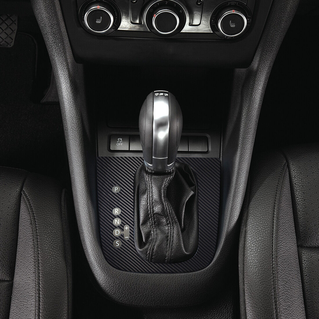 Type S Adhesive Wrap Black Carbon Fibre 30cm x 90cm, , scaau_hi-res