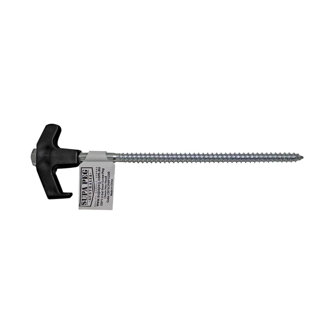 Supa-Peg 13mm Hex Head Screw Peg 220mm, , scaau_hi-res