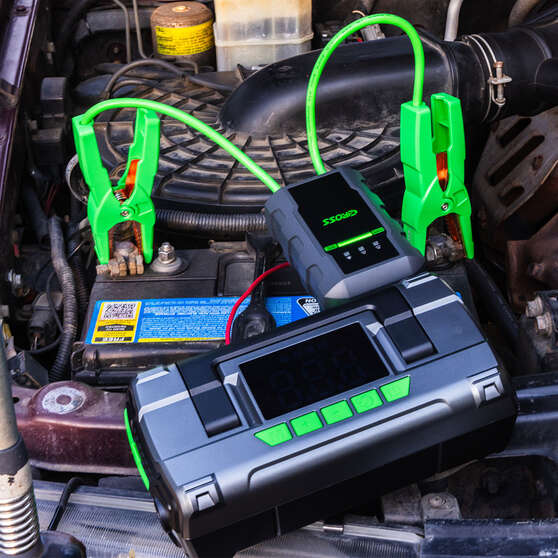 CAROSS T14 12V 2000A Smart Lithium Jump Starter With Built-in Air Compressor & 3 Mode LED Worklight, , scaau_hi-res