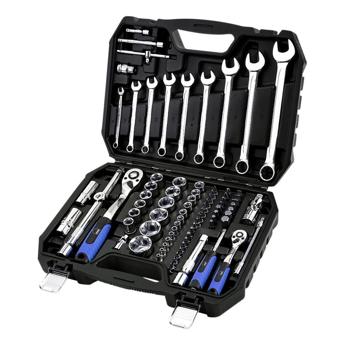 Socket set outlet with spanners