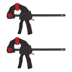 ToolPRO Bar Clamp - 2 Piece, 150mm, , scaau_hi-res