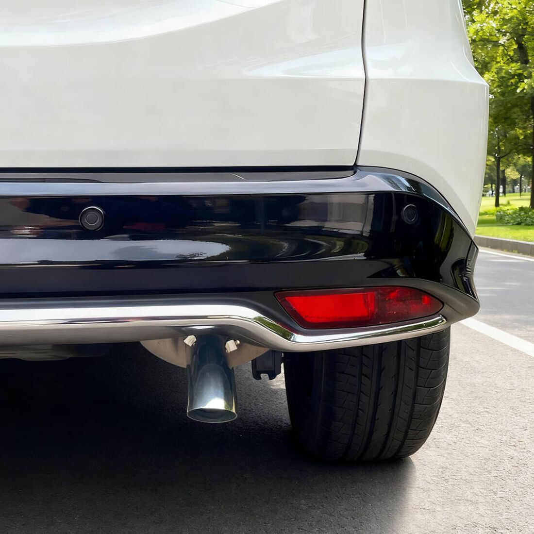 SCA Stainless Steel Exhaust Tip - Dump Pipe suits 40mm to 52mm, , scaau_hi-res