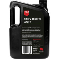 SCA Mineral Engine Oil 20W-50 5 Litre, , scaau_hi-res