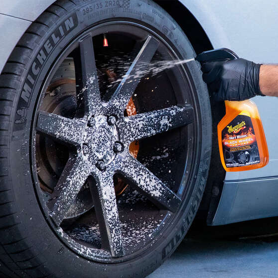 Meguiar's Hot Rims Black Wheel Cleaner 709mL, , scaau_hi-res