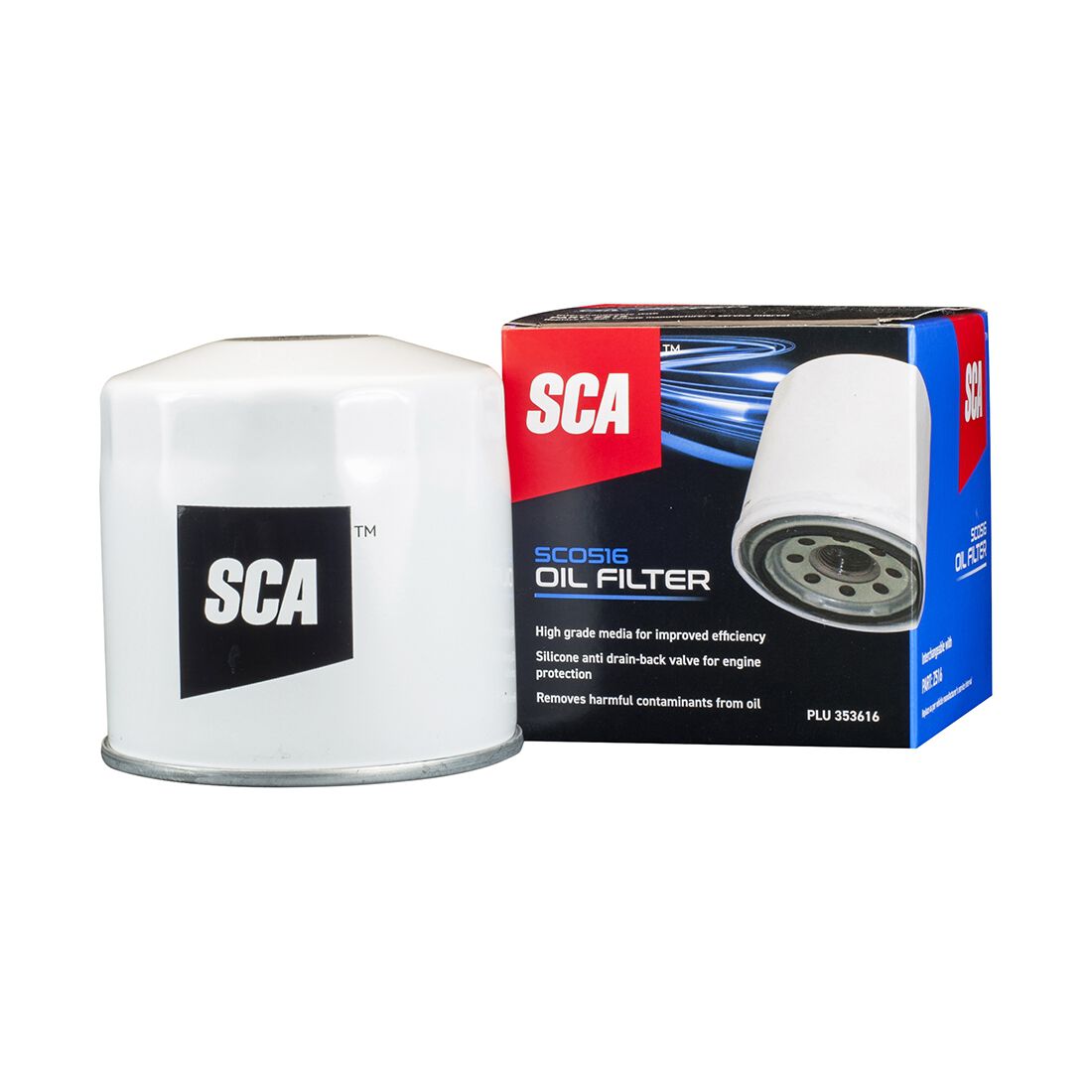 SCA Oil Filter SCO516 (Interchangeable with Z516), , scaau_hi-res