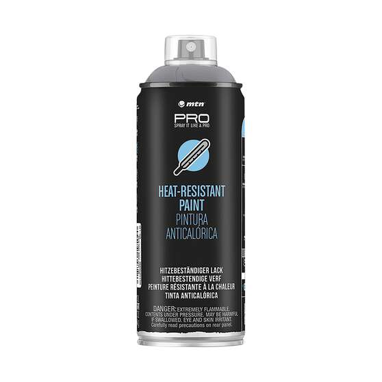 MTN PRO High Heat Paint Cast Iron 400ml Spray Paint, , scaau_hi-res