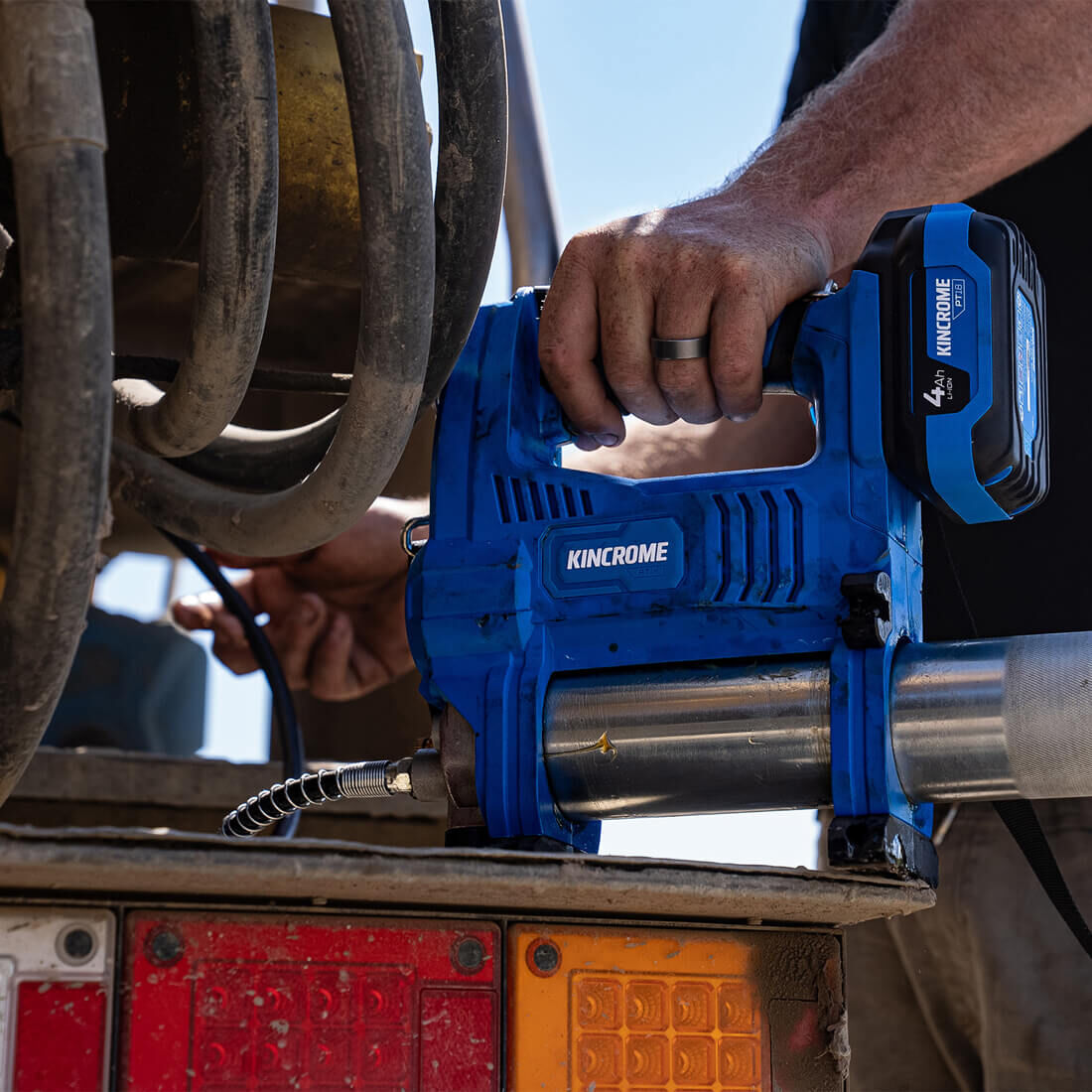 Kincrome PT18 18V Grease Gun Skin, , scaau_hi-res