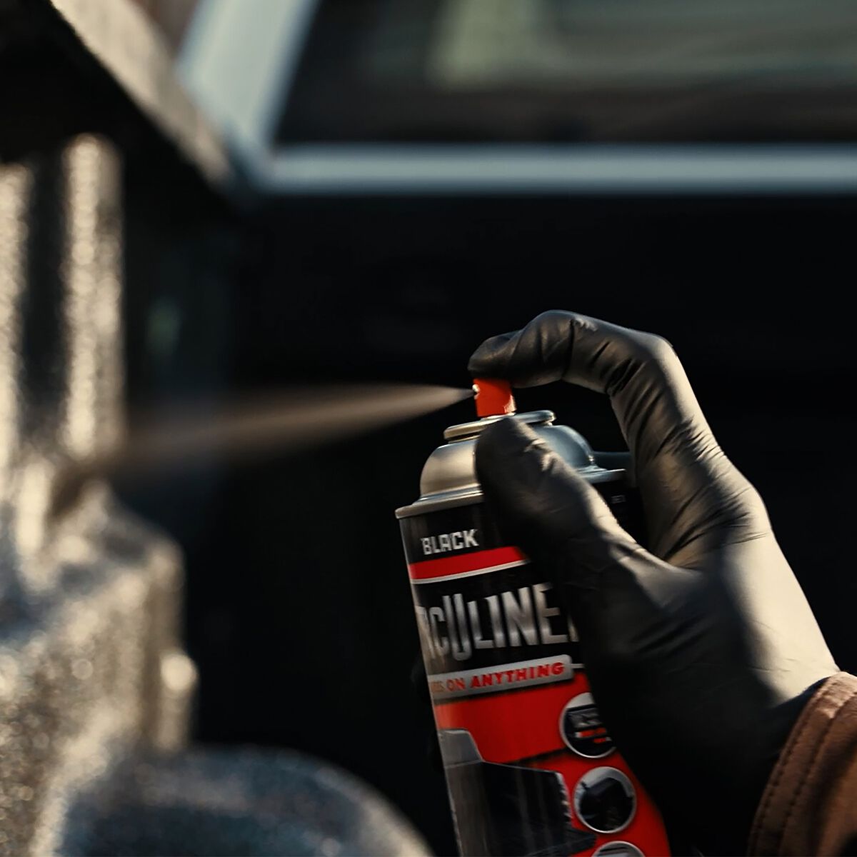 Herculiner Bed Liner Protective Coating Aerosol 425g, , scaau_hi-res