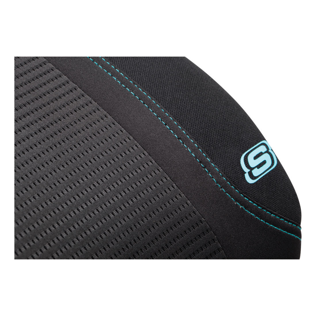 Skechers Air Cooled Memory Foam Lumbar Cushion Black Aqua
