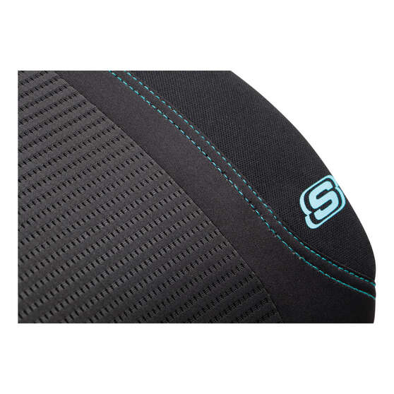 Skechers Air Cooled Memory Foam Lumbar Cushion Black/Aqua, , scaau_hi-res