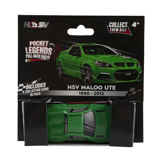 Pocket Legends Pull Back Racer - MALOO Ute, , scaau_hi-res