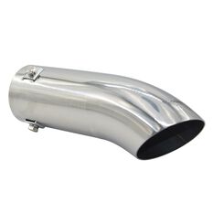 Street Series Stainless Steel Exhaust Tip - Dump Pipe suits 40mm to 52mm, , scaau_hi-res