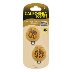 California Scents Mini Diffuser Air Freshener Gold State Delight 2 Pack, , scaau_hi-res