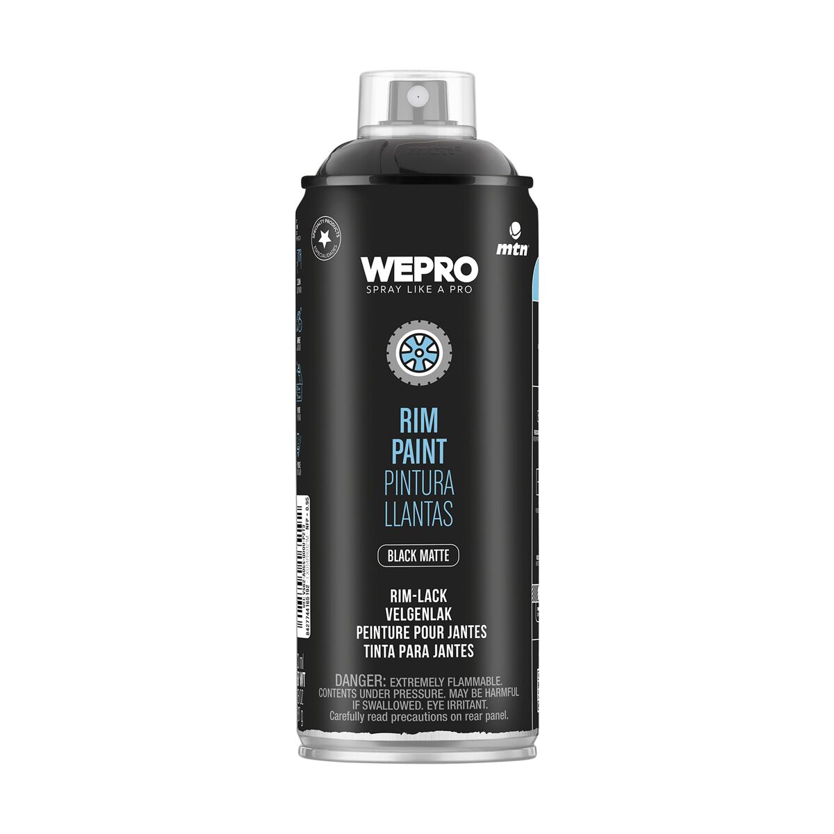 MTN Rim Paint Black Matte 400ml, , scaau_hi-res