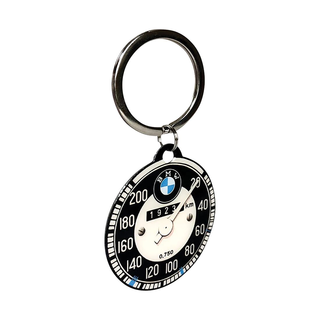 Nostalgic-Art Round Metal Keyring BMW Tachometer, , scaau_hi-res