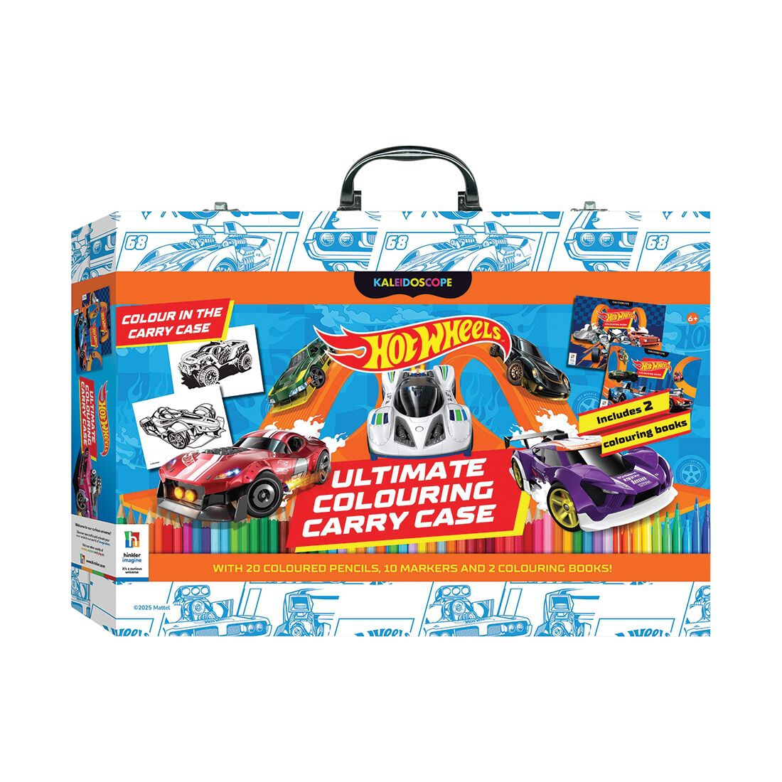 Kaleidoscope Ultimate Hot Wheels Colouring Carry Case, , scaau_hi-res