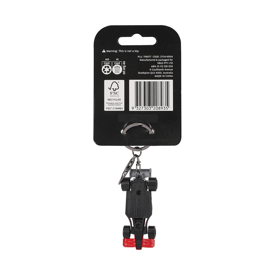 SCA Race Car Keyring, , scaau_hi-res