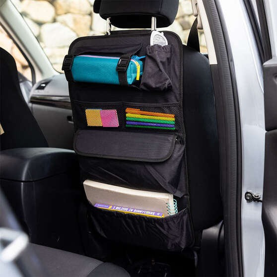 Cabin Crew Repreve Back Seat Organiser Black, , scaau_hi-res