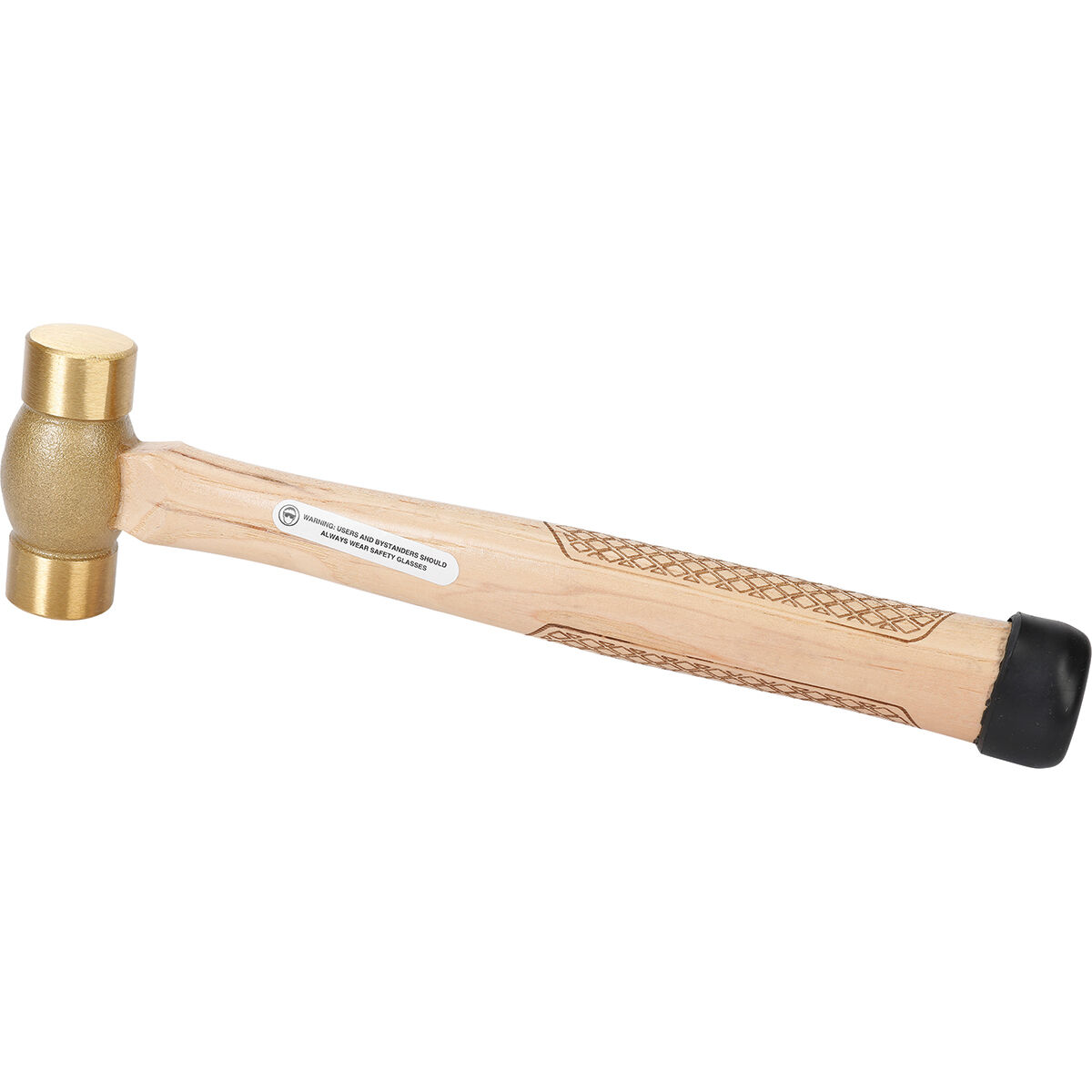ToolPRO Brass Hammer - Hickory, 20oz, 565g, , scaau_hi-res