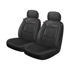 Holden Heritage 2-piece Belmont Front Seat Covers - Black, , scaau_hi-res
