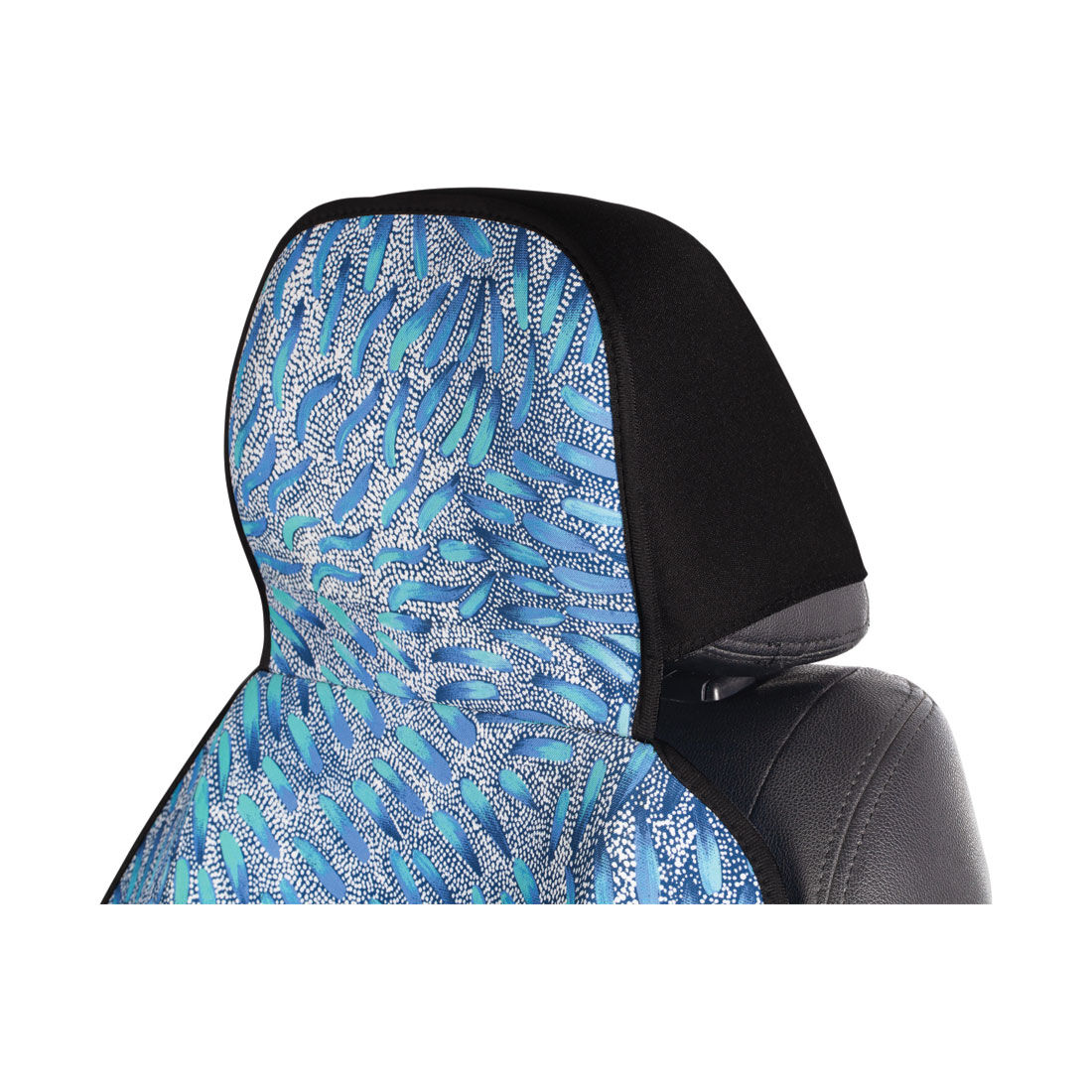 Snake Dreaming Slip On Seat Covers Leaf Neoprene Adjustable Headrests Airbag Compatible, , scaau_hi-res