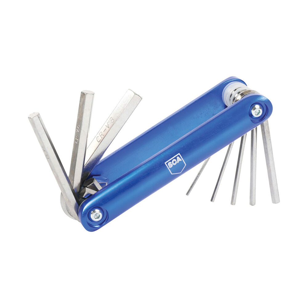 SCA Folding Hex Key Set Metric, 8 Pieces Supercheap Auto