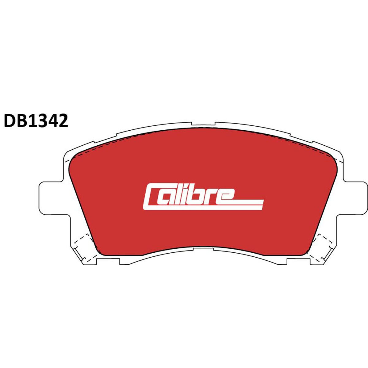 Calibre Disc Brake Pads DB1342CAL, , scaau_hi-res