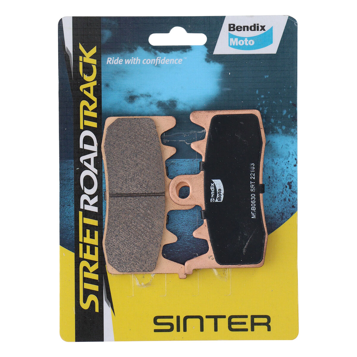 Bendix Street Road Track Motorcycle Disc Brake Pads - MDB0630-SRT, , scaau_hi-res