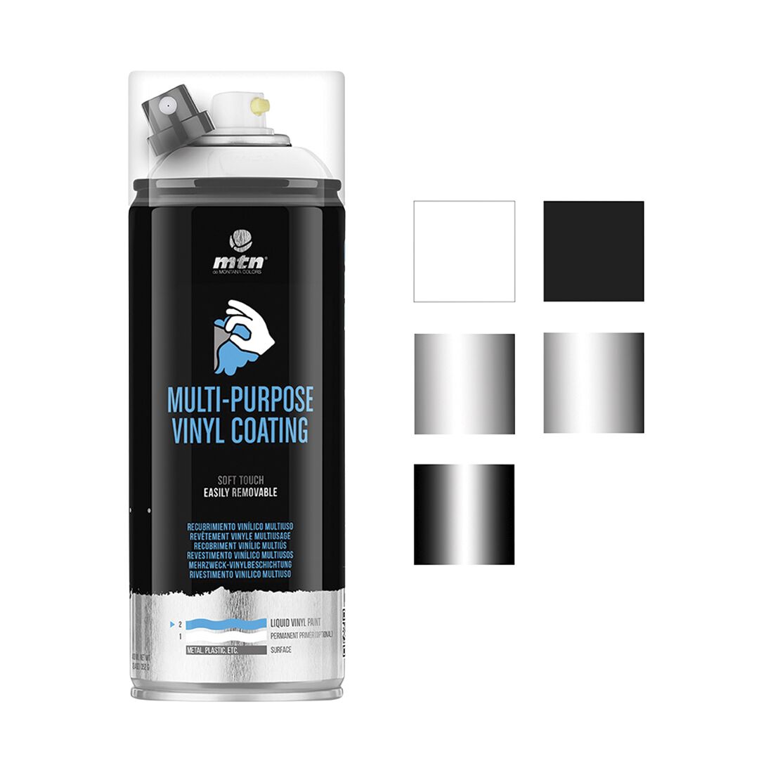 MTN Pro White Multi Purpose Vinyl Coating Spray Paint 400mL