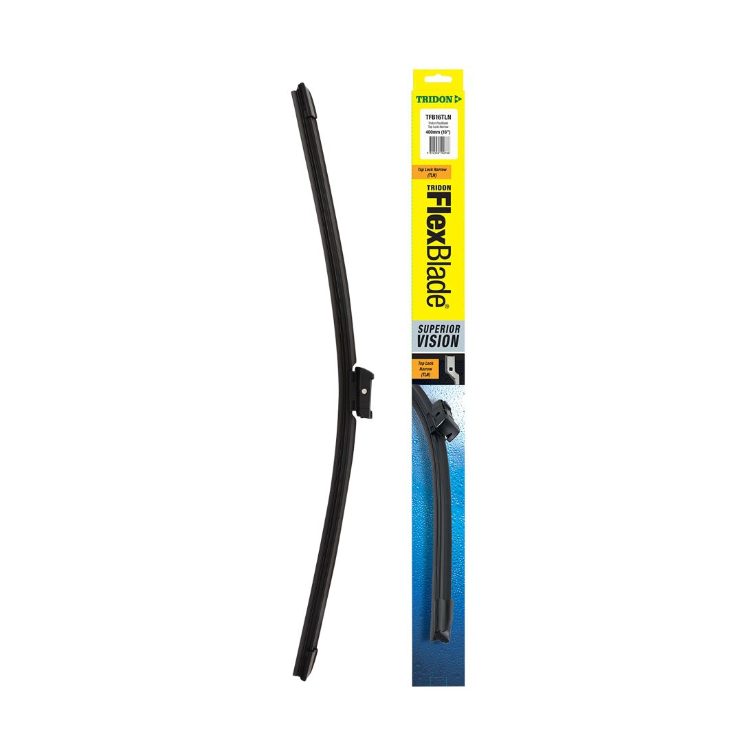 Tridon FlexBlade Wiper 400mm (16") Single - TL16TLN, , scaau_hi-res