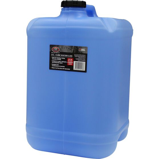 Sca Water Carry Can Cube 25 Litre Blue Supercheap Auto
