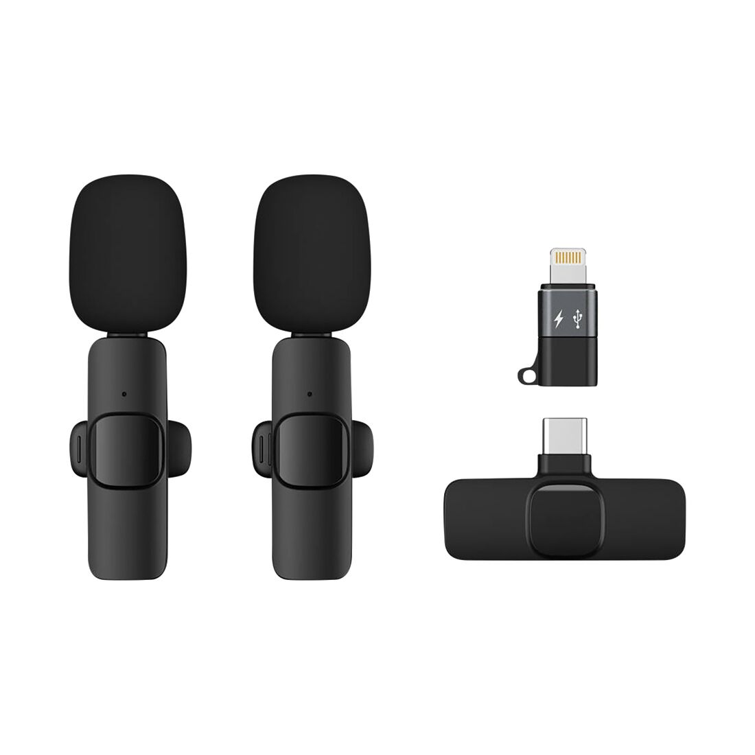 2 Microphone Vlog Set for Android/iOS, , scaau_hi-res