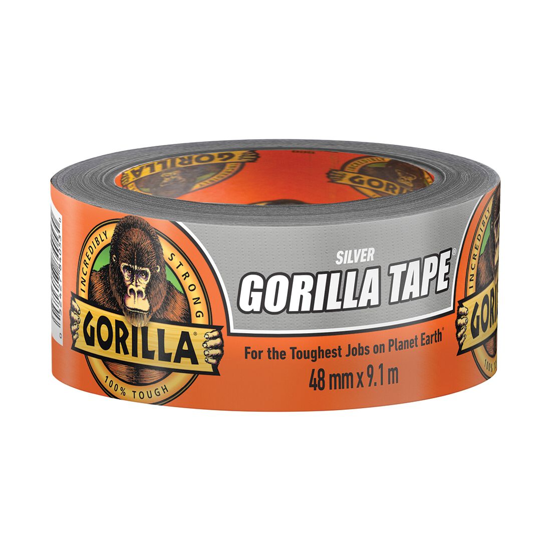 Gorilla Tape Silver 48mm x 9.1m, , scaau_hi-res