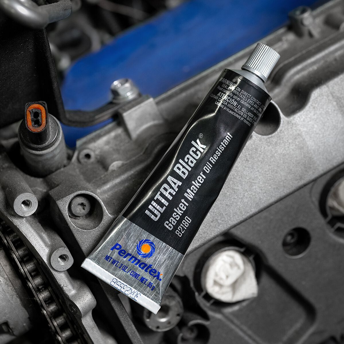 Permatex Gasket Maker, Maximum Oil Resistance Ultra Black 85g, , scaau_hi-res