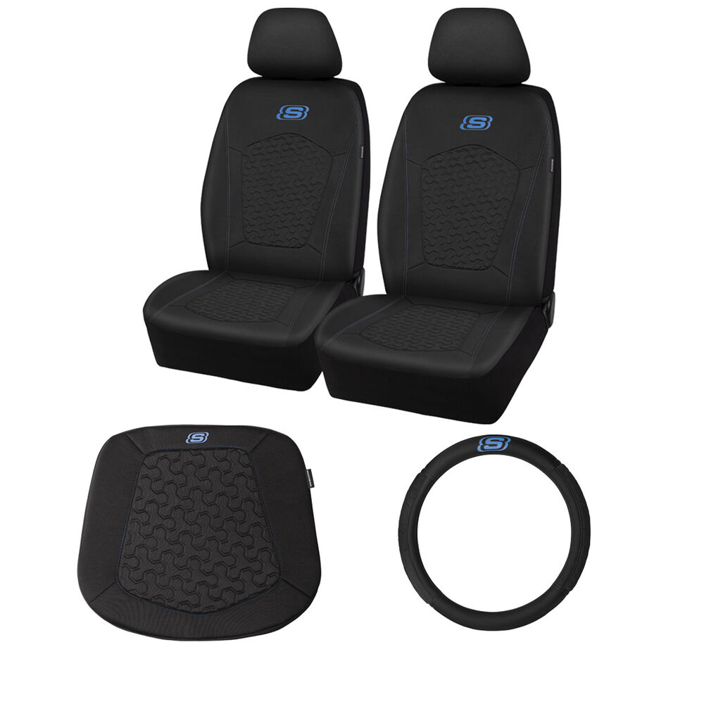 Skechers Gel Seat Cover Steering Wheel Cover and Cushion Combo