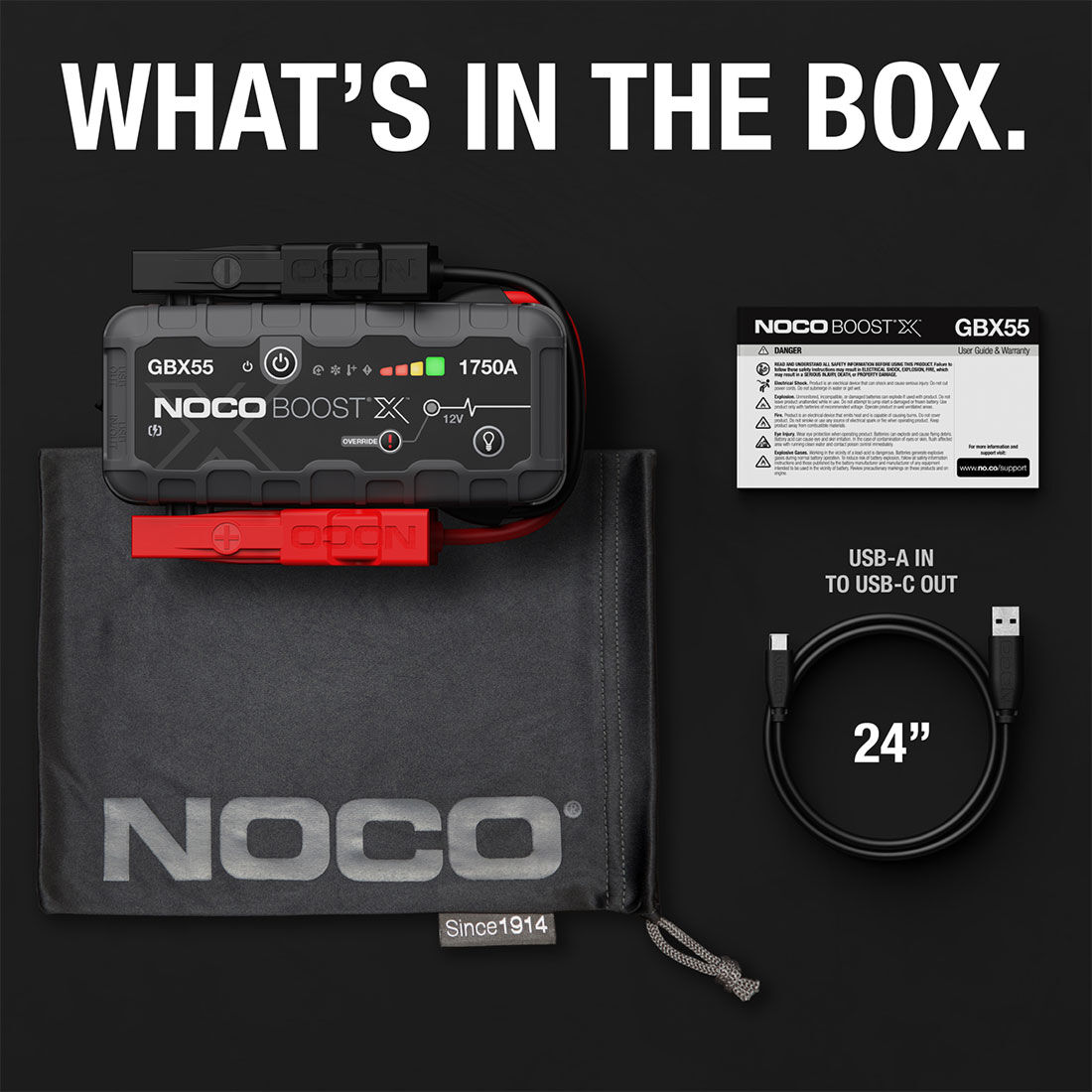 NOCO Ultrasafe Boost X Lithium Jump Starter 1750A 12V, , scaau_hi-res