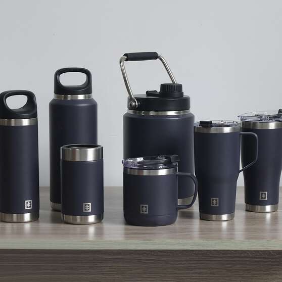 Swiss Tech Can Cooler - Charcoal, , scaau_hi-res