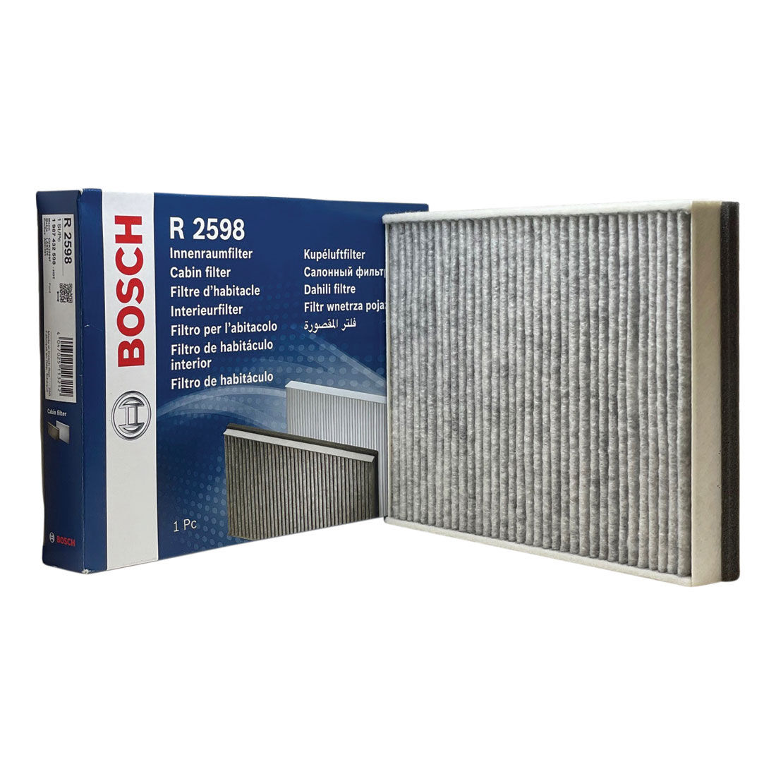 Bosch Carbon Activated Cabin Air Filter - R 2598, , scaau_hi-res