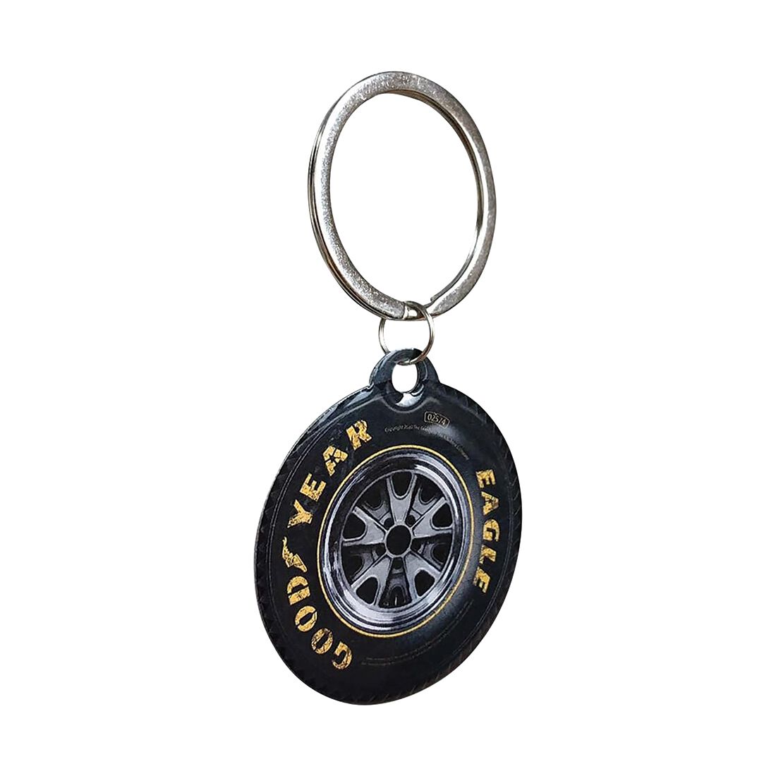 Nostalgic-Art Round Metal Keyring Good Year Wheel, , scaau_hi-res
