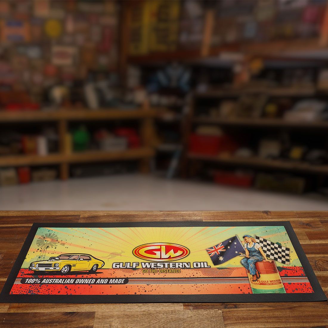 Gulf Western Bar Mat - 700 &times; 250 &times; 1.5mm, , scaau_hi-res