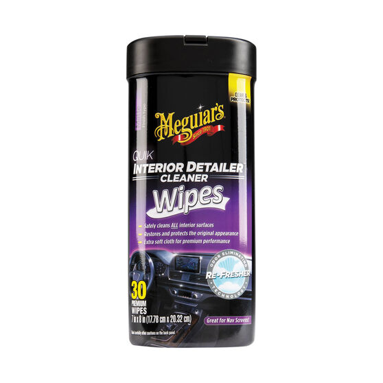 Meguiar S Quik Interior Detailer Wipes 25 Pack