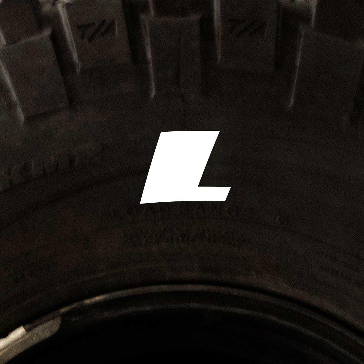 Tire Stickers - Letter L, , scaau_hi-res