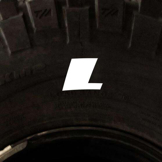 Tire Stickers - Letter L, , scaau_hi-res